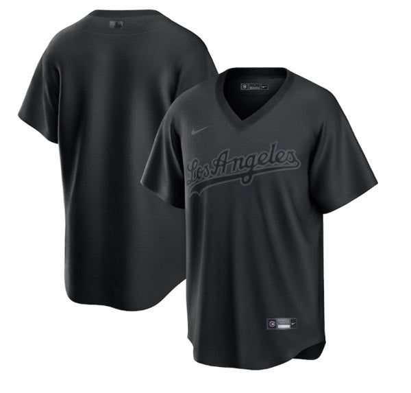 Custom Los Angeles Dodgers black Fashion jersey