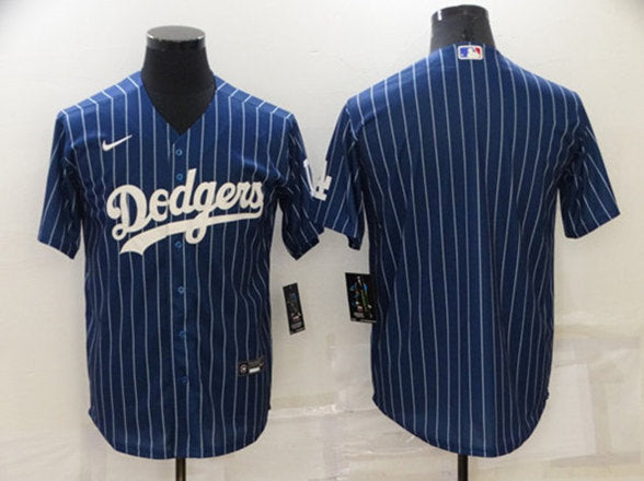 Custom Los Angeles Dodgers navy jersey
