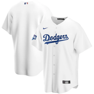 Custom Los Angeles Dodgers white Home jersey