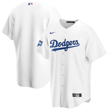 Custom Los Angeles Dodgers white Home jersey