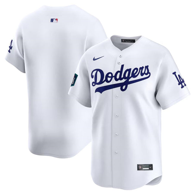 Custom Los Angeles Dodgers white Home jersey