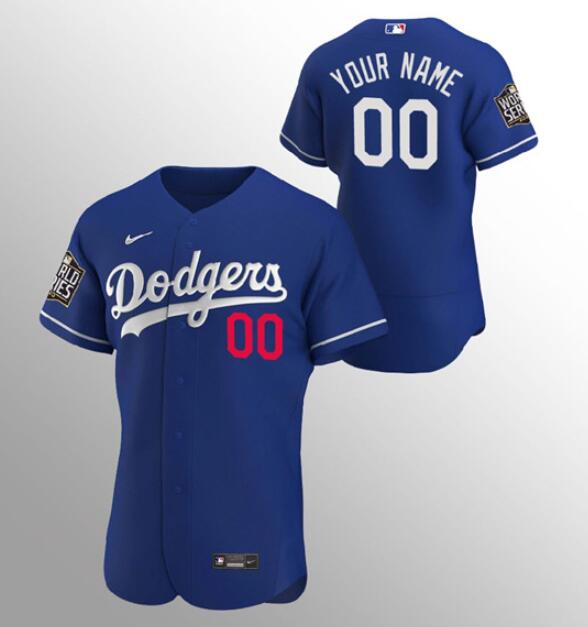 Custom Los Angeles Dodgers blue jersey