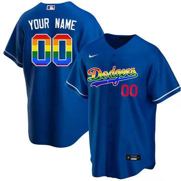 Custom Los Angeles Dodgers blue jersey