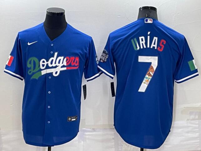Custom Los Angeles Dodgers royal jersey