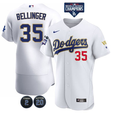 Custom Los Angeles Dodgers white jersey