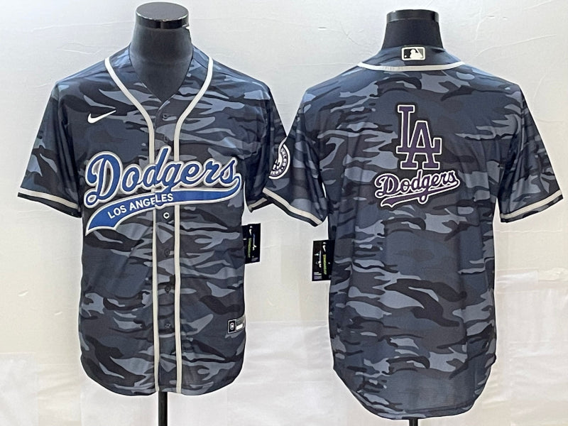 Los Angeles Dodgers gray Camo jersey