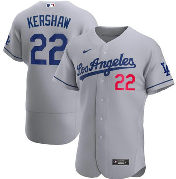 Los Angeles Dodgers grey jersey