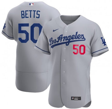 Los Angeles Dodgers grey jersey