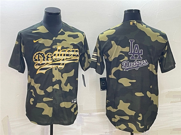 Los Angeles Dodgers olive jersey