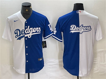 Team Big Logo Los Angeles Dodgers white-blue Split jersey