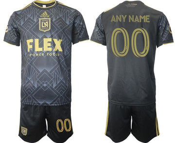 Custom LAFC black jersey