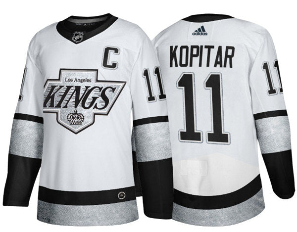 Anze Kopitar Los Angeles Kings white Throwback jersey