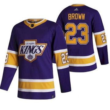 Dustin Brown Los Angeles Kings purple Reverse Retro jersey