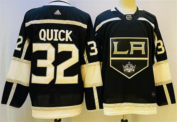 Jonathan Quick Los Angeles Kings black jersey