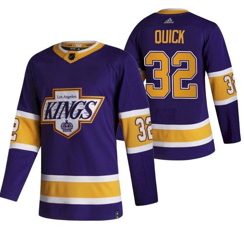 Jonathan Quick Los Angeles Kings purple Reverse Retro jersey