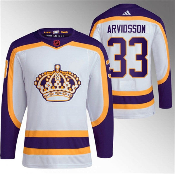 Viktor Arvidsson Los Angeles Kings white Reverse Retro jersey