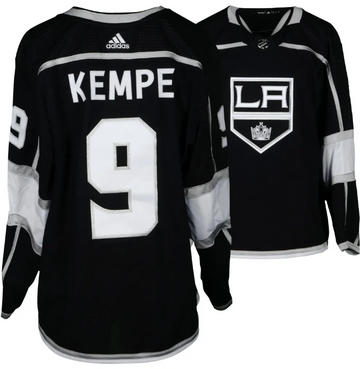 Adrian Kempe Los Angeles Kings black jersey
