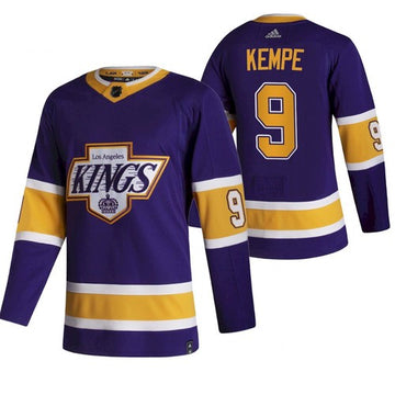 Adrian Kempe Los Angeles Kings purple Reverse Retro jersey