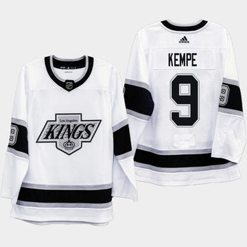 Adrian Kempe Los Angeles Kings white jersey