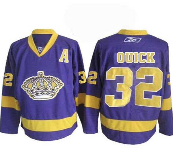 Custom Los Angeles Kings purple jersey