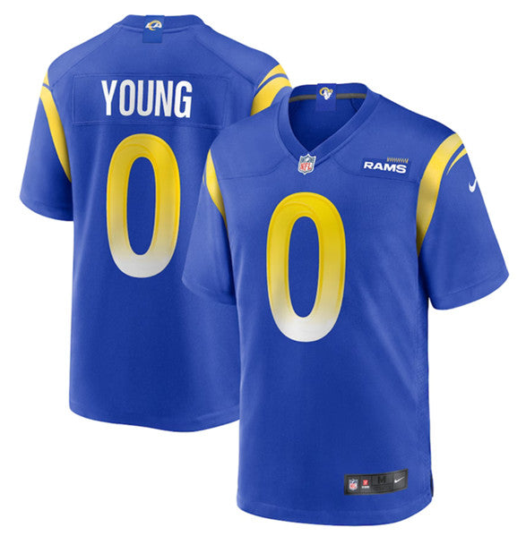 PByron Young Los Angeles Rams blue Game jersey