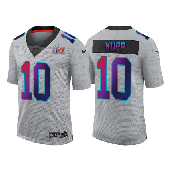 Cooper Kupp Los Angeles Rams gray jersey