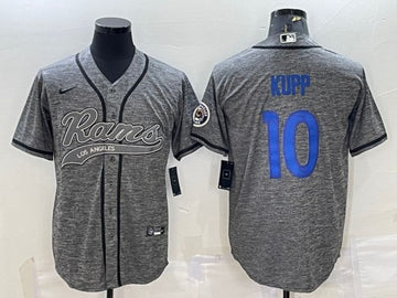 Cooper Kupp Los Angeles Rams gray jersey