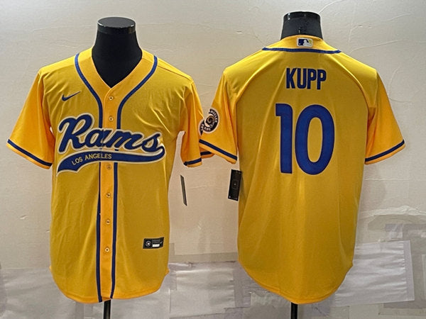 Cooper Kupp Los Angeles Rams yellow jersey