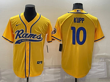 Cooper Kupp Los Angeles Rams yellow jersey