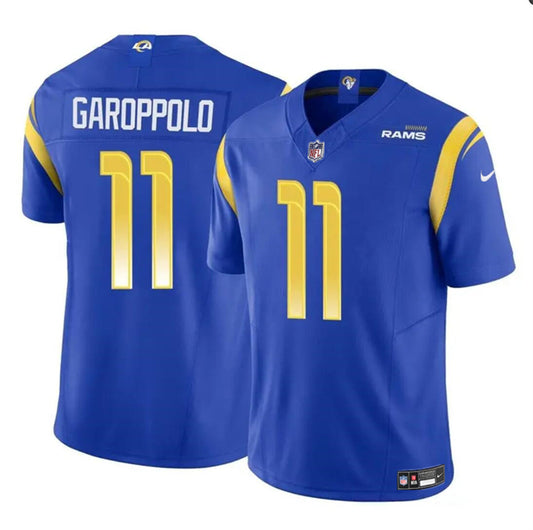 Los Angeles Rams #11 Jimmy Garoppolo Blue 2024 FUSE Jersey