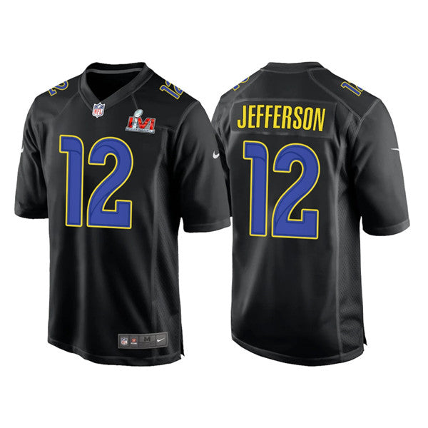 Van Jefferson Los Angeles Rams black Game jersey