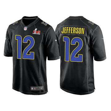 Van Jefferson Los Angeles Rams black Game jersey