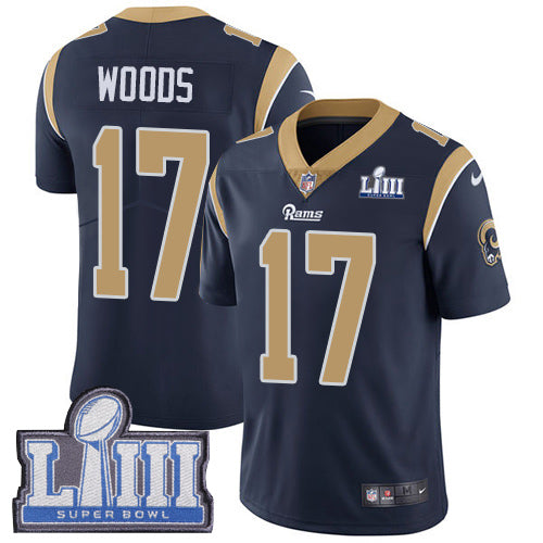 Robert Woods Los Angeles Rams navy jersey