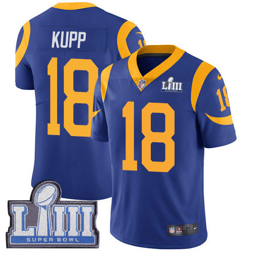 Cooper Kupp Los Angeles Rams royal jersey