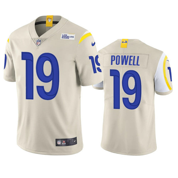 Brandon Powell Los Angeles Rams cream jersey