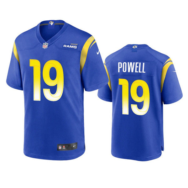 Brandon Powell Los Angeles Rams royal Game jersey