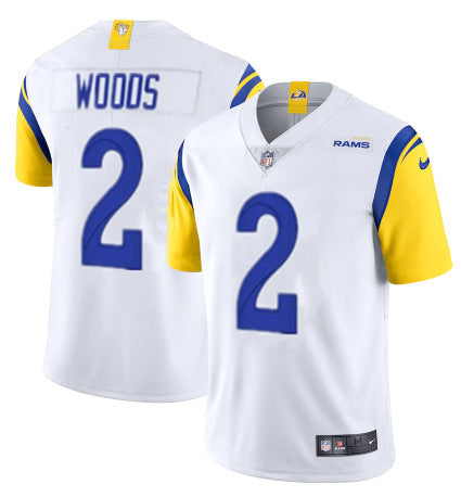 Robert Woods Los Angeles Rams white Alternate jersey