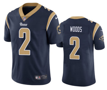 Robert Woods Los Angeles Rams navy jersey
