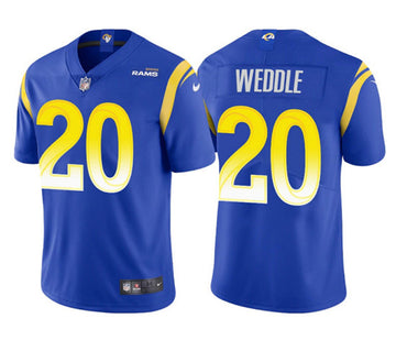 Eric Weddle Los Angeles Rams royal jersey