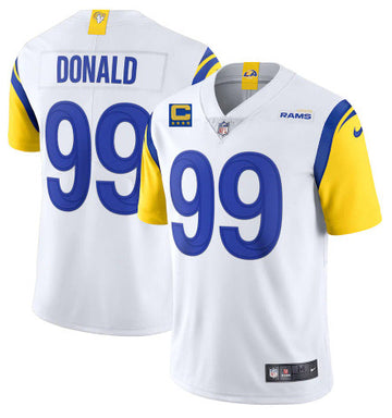 Los Angeles Rams white jersey