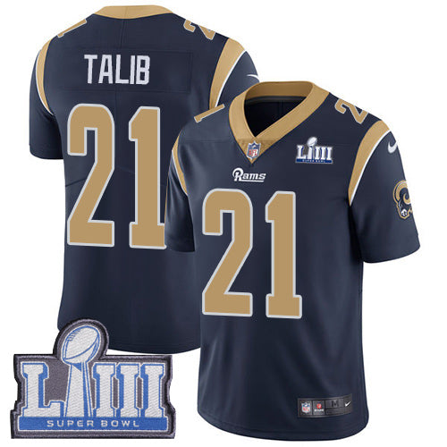 Aqib Talib Los Angeles Rams navy jersey