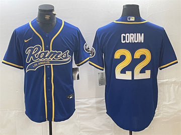Blake Corum Los Angeles Rams royal jersey