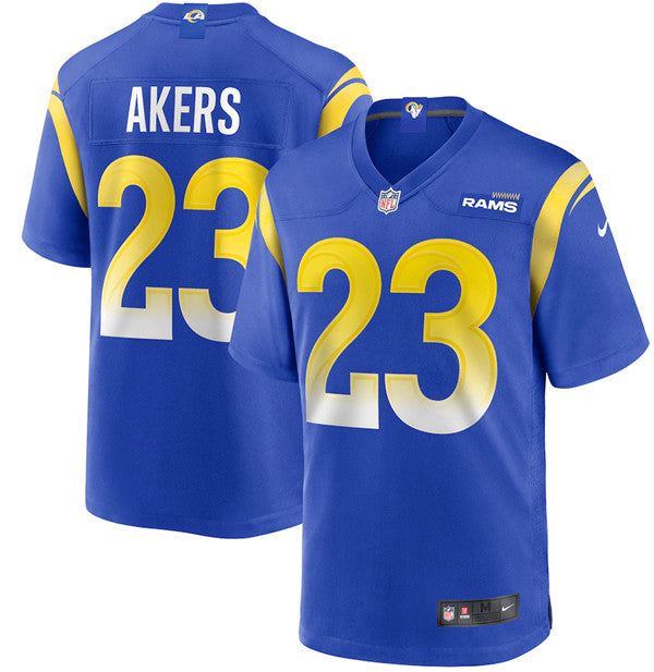 Cam Akers Los Angeles Rams royal Game jersey
