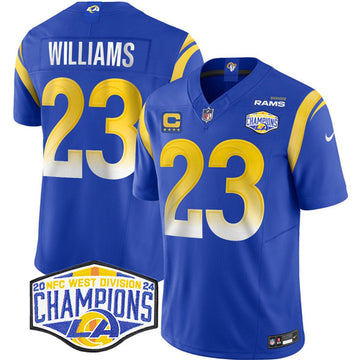 Kyren Williams Los Angeles Rams blue FUSE jersey