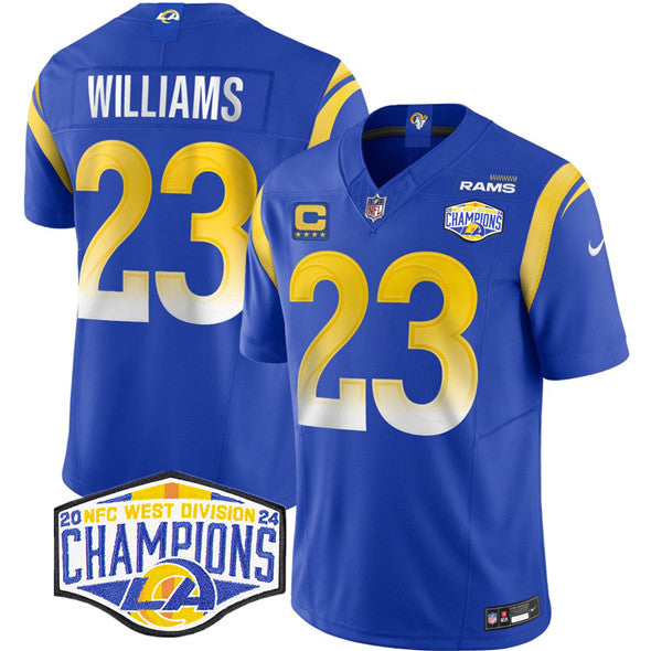 Kyren Williams Los Angeles Rams blue FUSE jersey