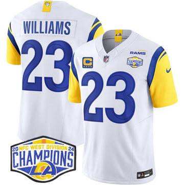 Kyren Williams Los Angeles Rams white FUSE jersey