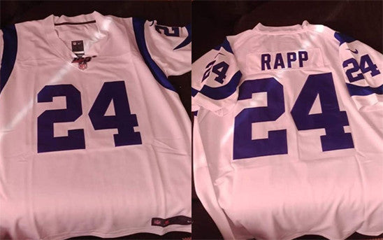 Taylor Rapp Los Angeles Rams white jersey