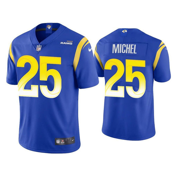 Sony Michel Los Angeles Rams blue jersey