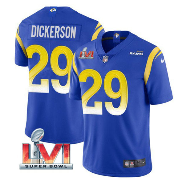 Eric Dickerson Los Angeles Rams royal jersey
