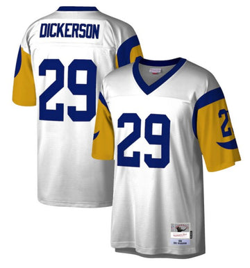 Eric Dickerson Los Angeles Rams white jersey